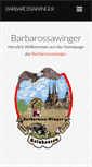 Mobile Screenshot of barbarossa-winger.de